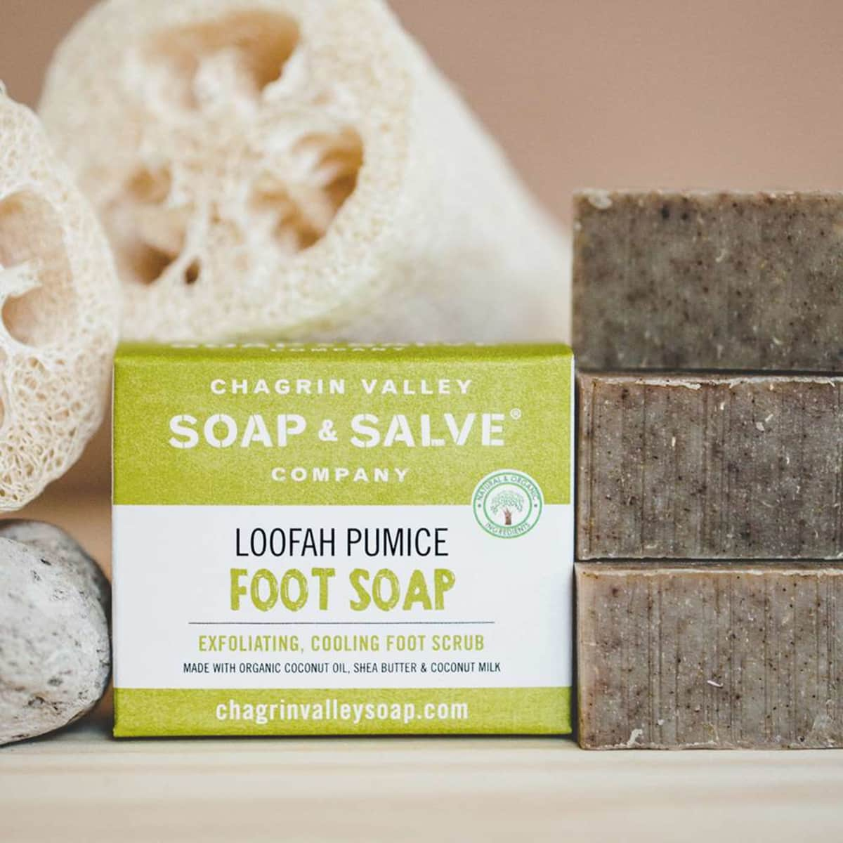 Chagrin Valley Loofah Pumice Foot Scrub