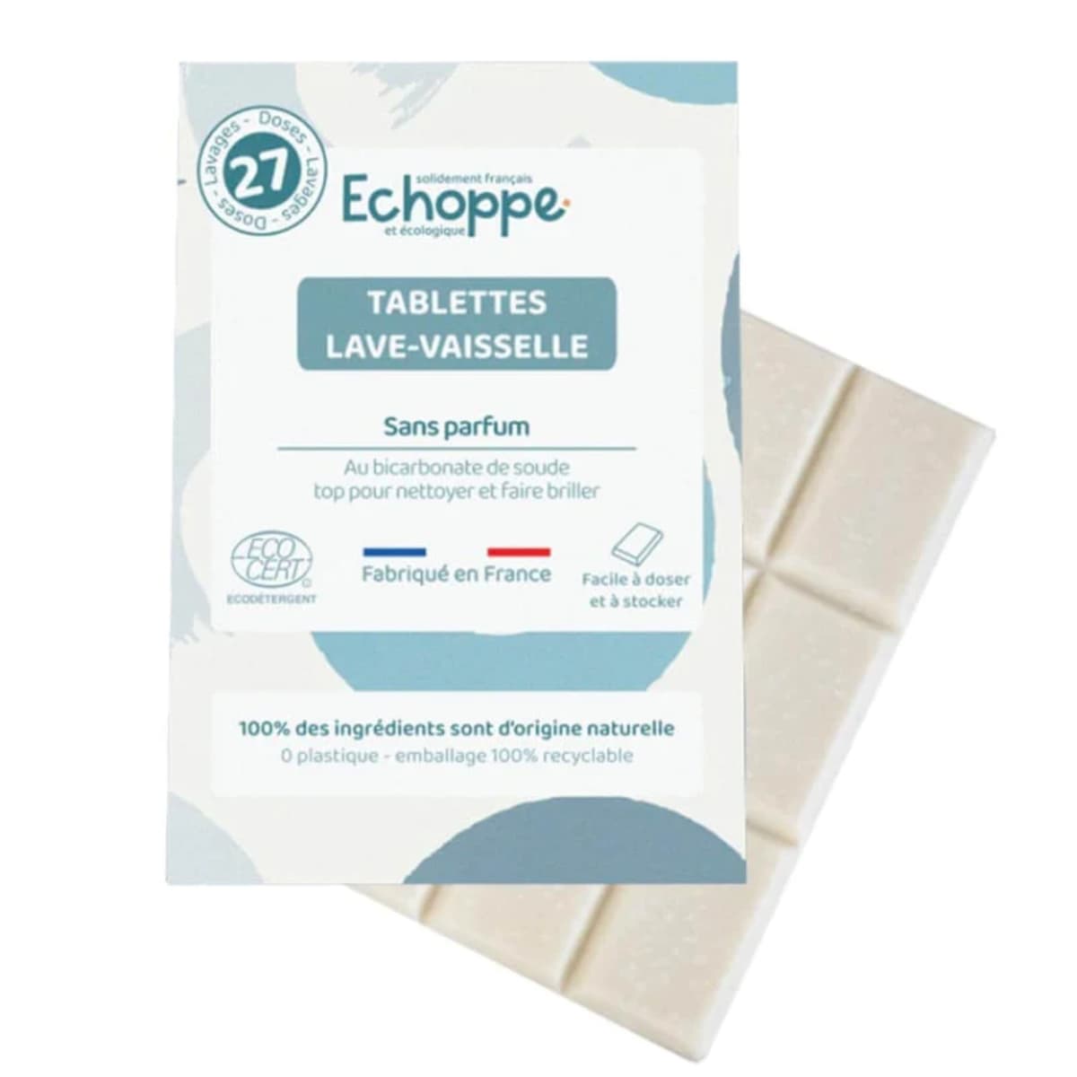 Echoppe Nastuurlijke Vaatwastabletten - 27 tabletten