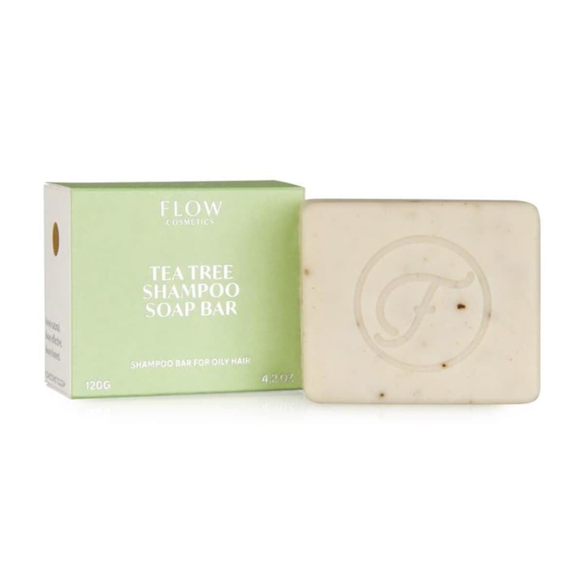 Flow Cosmetics Tea Tree - Shampoo bar voor een vettige hoofdhuid afbeelding