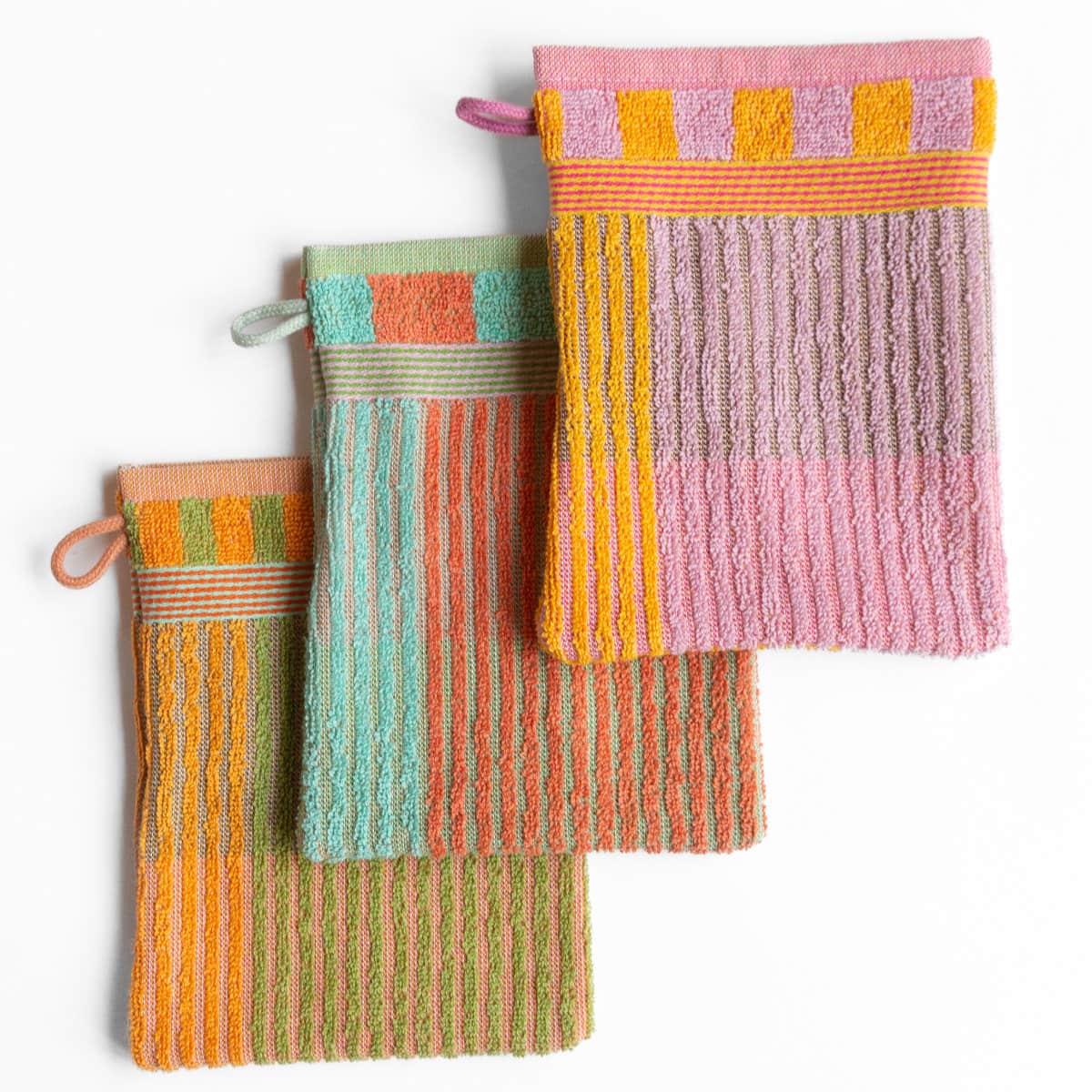 Foekje Fleur Odds & Ends Washand Trio (#23 tulip quilt)