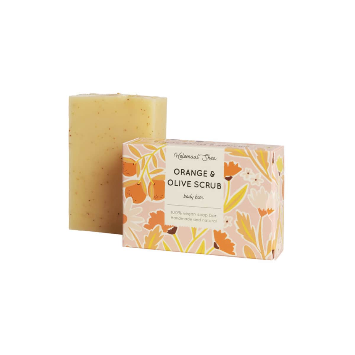HelemaalShea Orange & Olive Scrub Zeep