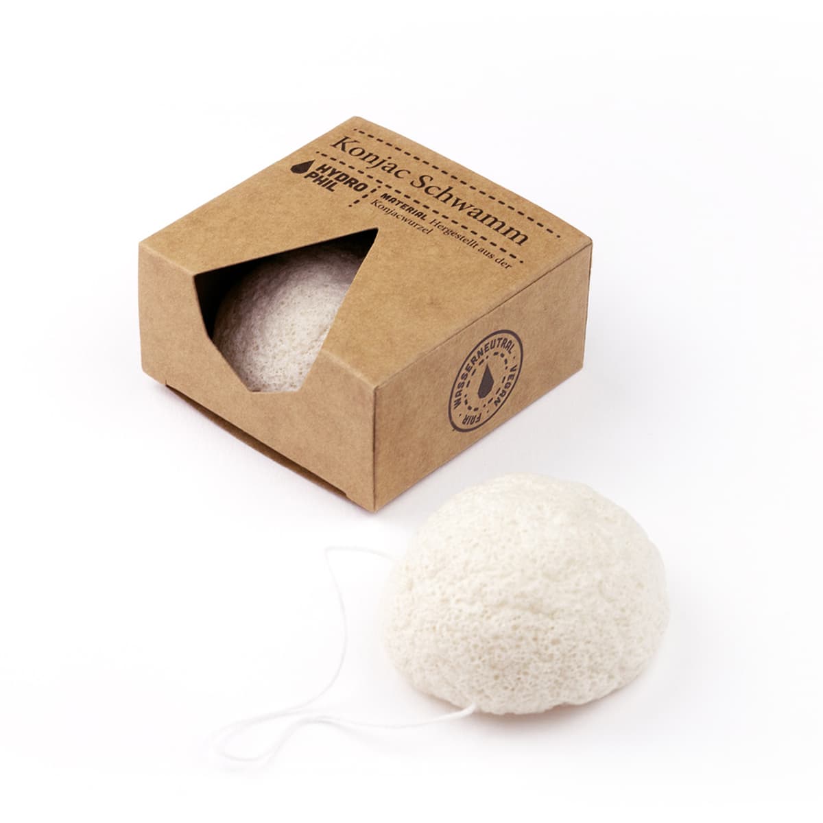 Hydrophil Konjac Spons afbeelding