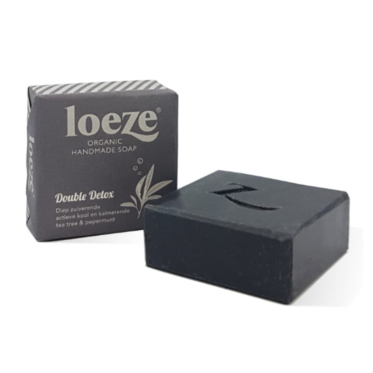 Loeze DOUBLE DETOX: diep zuiverend met actieve kool, tea tree en munt