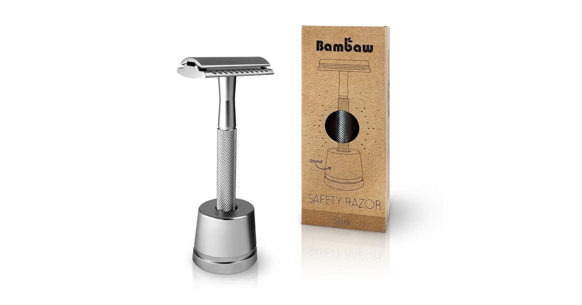 Bambaw Metal Safety Razor With Stand Zepig