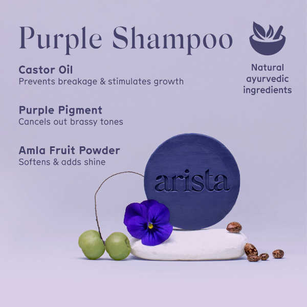 Arista Ayurveda Shampoo Bar voor Blond, Wit en Grijs Haar