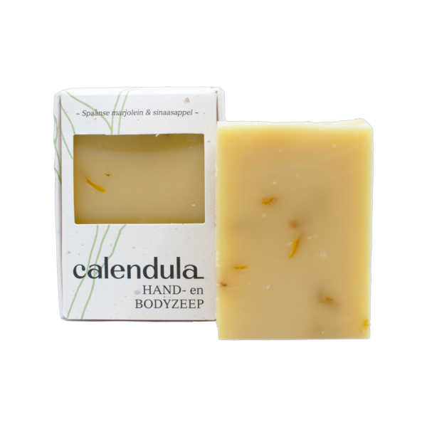 Calendula care Hand- en Bodyzeep Spaanse Marjolein & Sinaasappel