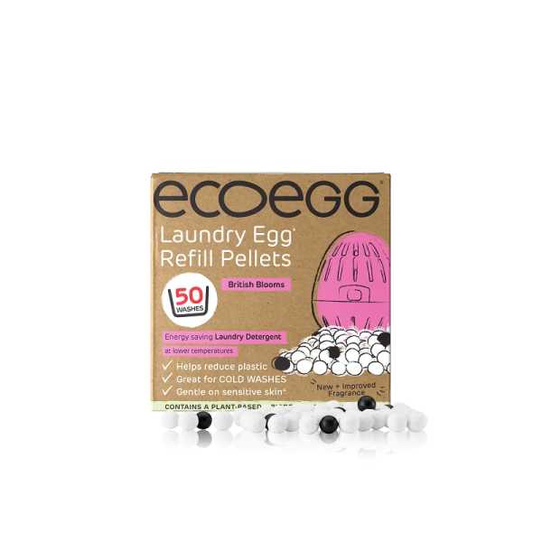 Ecoegg - Wasbal Navulling Britse Bloemen - 50 wasbeurten