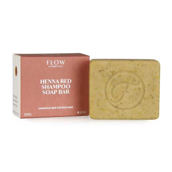 Flow Cosmetics Henna Red - Shampoo bar voor geverfd of natuurlijk rood haar