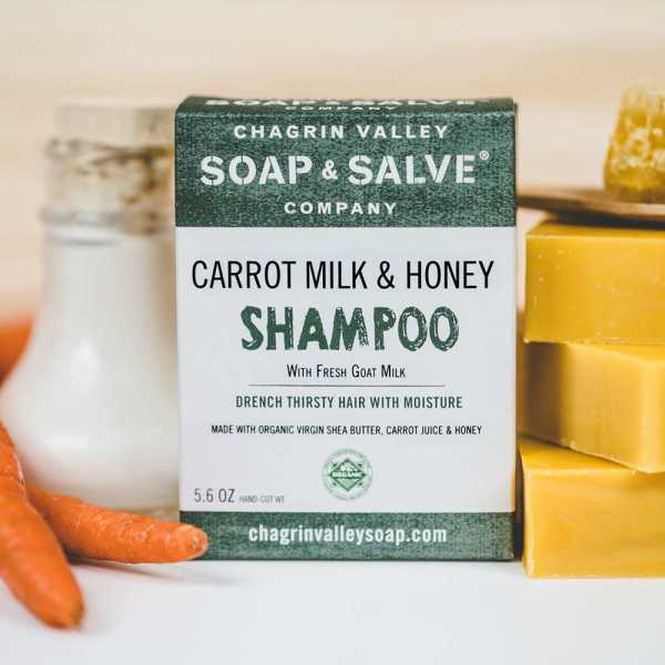 Chagrin Valley - Carrot Milk & Honey Shampoo Bar