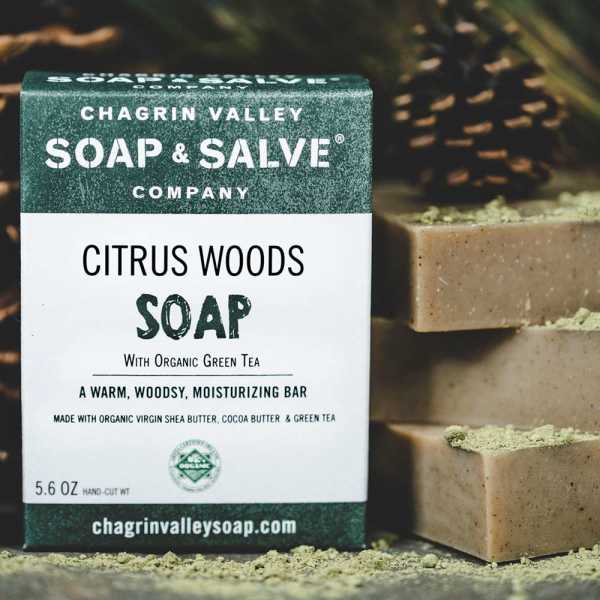 Chagrin Valley - Citrus Woods Green Tea Soap