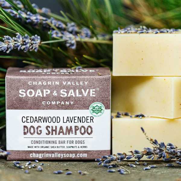 Chagrin Valley Dog Shampoo Bar Cedarwood Lavender