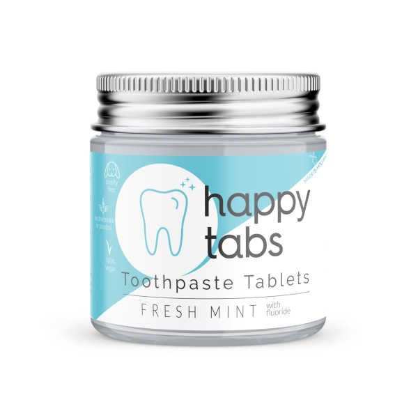 Happy Tabs - Tandpasta Tabletten Fresh Mint met Fluoride