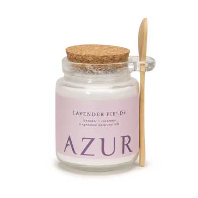 Azur Natural Bodycare Badzout Lavender Fields gemaakt van puur magnesiumzout