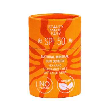 Beauty Made Easy - Natural Mineral Sunscreen SPF 50 for Face