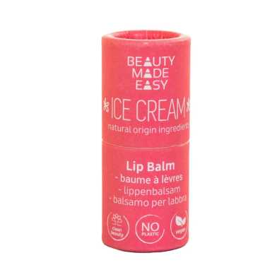 Beauty Made Easy Papertube Vegan Lipbalm Ice Cream