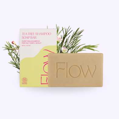 Flow Cosmetics - Tea Tree - Shampoo bar voor een vettige hoofdhuid