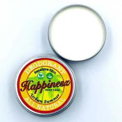 Happinesz - Sensitive Vegan All Natural Deodorant Urban Summer