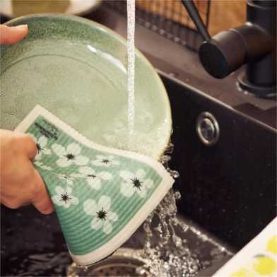 HappyEco Zweedse Vaatdoek Poppy