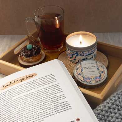 HelemaalShea Geurkaars Cozy cashmere & winter musk