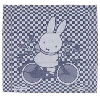 Hollandsche Waaren - Theedoek Dick Bruna | Nijntje op fiets