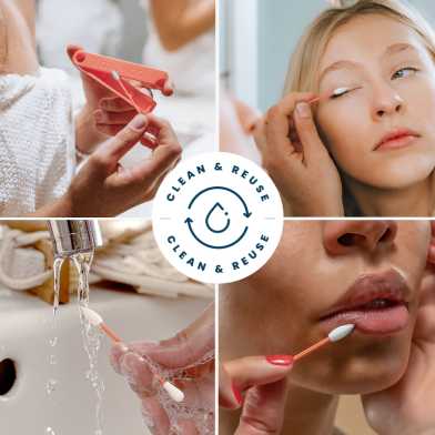 LastObject LastSwab Beauty Black | Herbruikbaar Wattenstaafje voor Make Up