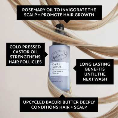 UpCircle Scalp & Hair Oil with Bacuri Butter & Castor Oil