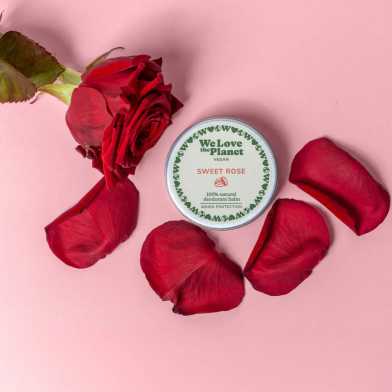 We Love the Planet Sweet Rose Vegan Deodorant Balm