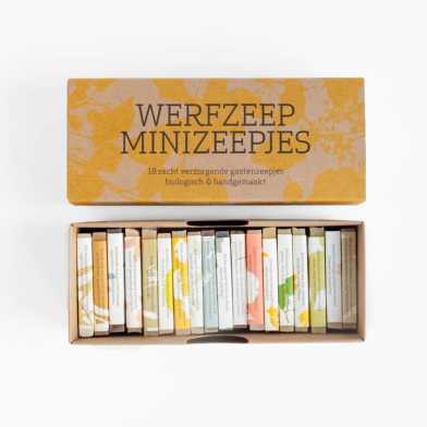 Werfzeep - Cadeaudoos met 18 minizeepjes