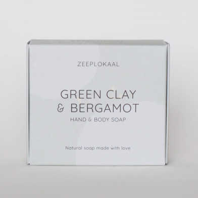 Zeeplokaal - Groene Klei & Bergamot Zeep