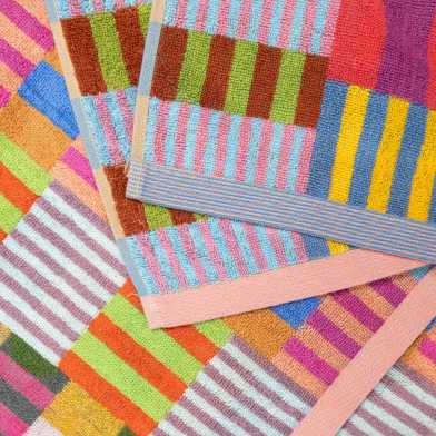 Foekje Fleur Odds & Ends Badhanddoek (#73 tulip quilt)