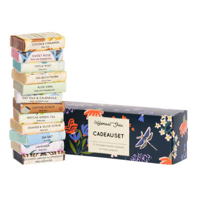 HelemaalShea - Cadeauset met 12 Mini Zeepjes