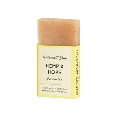 HelemaalShea - Hennep & Hop Haarzeep voor Pluizig Haar - Mini / Tester