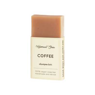 HelemaalShea - Koffie Haarzeep voor Alle Haartypen - Mini / Tester