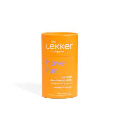 The Lekker Company - Deodorant Stick Have Fun Mandarijn & Citroen
