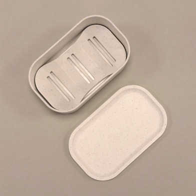 Eigen merk Zeepdoosje met deksel