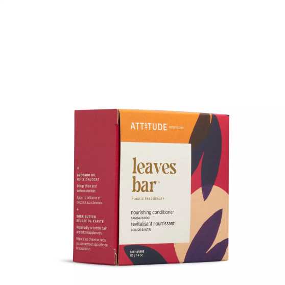 Attitude - Nourishing Conditioner Leaves Bar Sandalwood