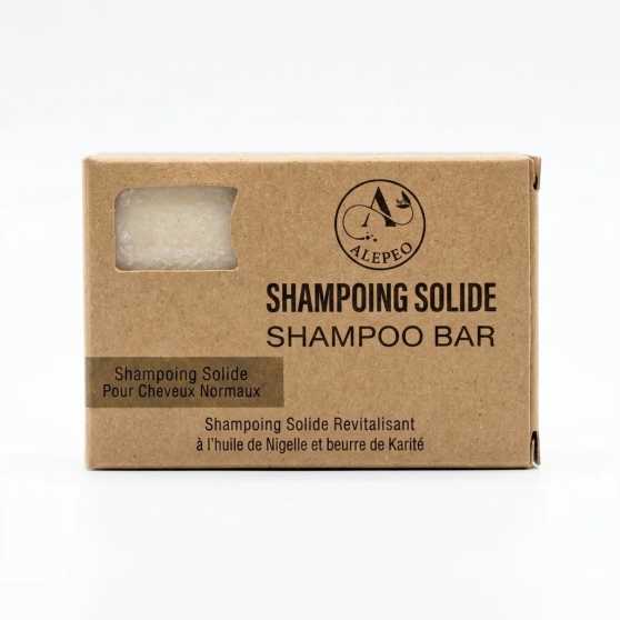 Alepeo - Shampoo Bar Normaal Haar | Nigella-olie & Sheaboter