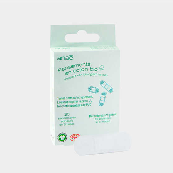 Anae - Pleisters in 3 maten van biologisch katoen