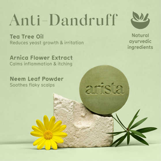 Arista Ayurveda Shampoo Bar tegen Roos