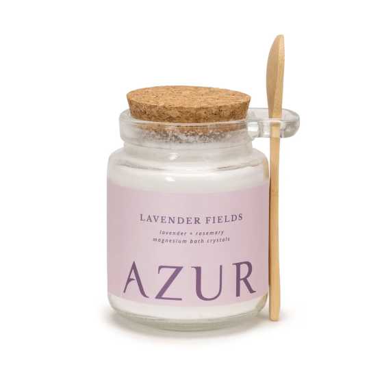 Azur Natural Bodycare - Badzout Lavender Fields gemaakt van puur magnesiumzout