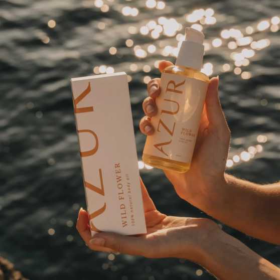 Azur Natural Bodycare Lichaamsolie Wild Flower