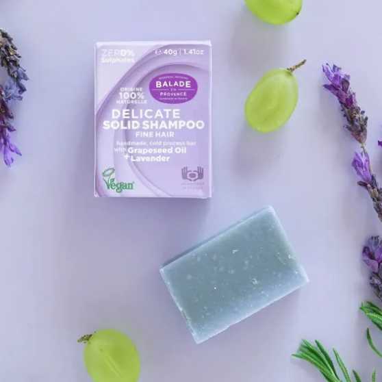 Balade en Provence - Solid shampoo for women | Fine hair | Lavender