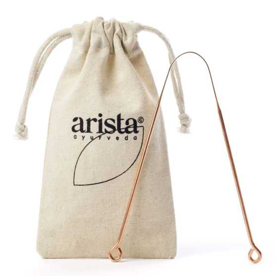 Arista Ayurveda Ayurvedische tongschraper van puur koper