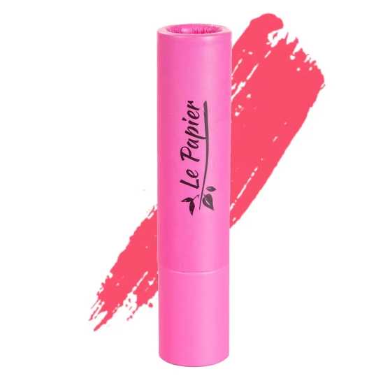 Beauty Made Easy - Le Papier Paper tube Lipstick | Bloom 05 Glossy