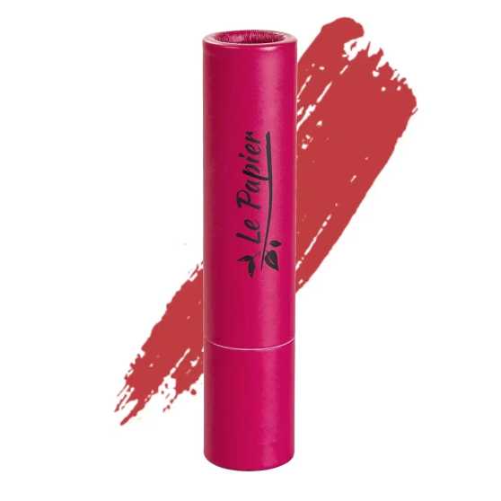 Beauty Made Easy - Le Papier Paper tube Lipstick | Redwood 02 Matte