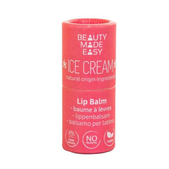 Beauty Made Easy Papertube Vegan Lipbalm Ice Cream