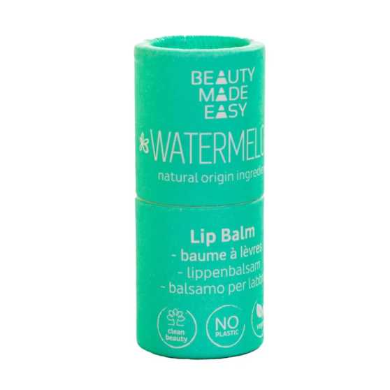 Beauty Made Easy Papertube Vegan Lipbalm Watermelon
