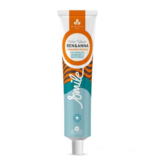 Ben & Anna - Tandpasta Smile met Fluoride Cinnamon Orange