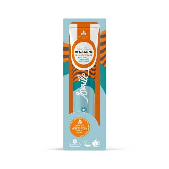 Ben & Anna Tandpasta Smile met Fluoride Cinnamon Orange