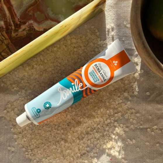 Ben & Anna Tandpasta Smile met Fluoride Cinnamon Orange